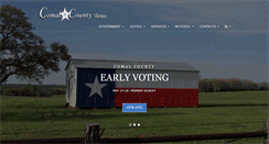 Desktop Screenshot of co.comal.tx.us