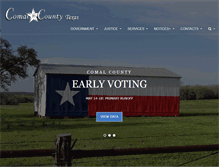 Tablet Screenshot of co.comal.tx.us
